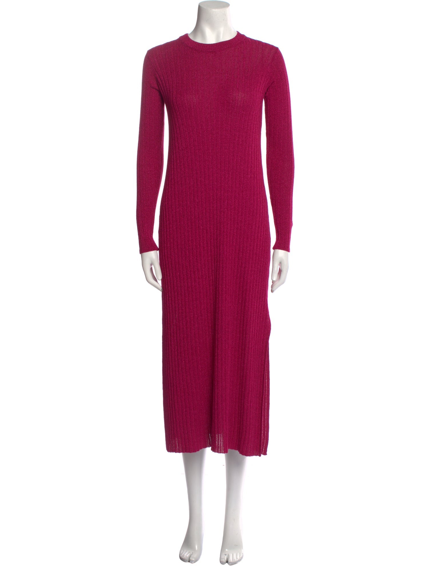 Sézane Crew Neck Midi Length Dress